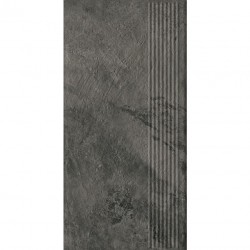 Сходинка пряма Paradyz Ceramika Ardis Dark Stopnica Prosta Struktura Mat 600x300