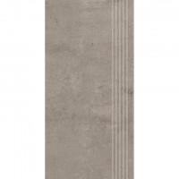 Сходинка Paradyz Pure Art Dark Grey Stopnica Prosta Nacinana Mat. 598x298