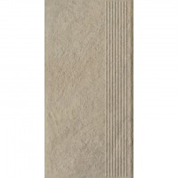 Сходинка пряма Paradyz Ceramika Eremite Crema Stopnica Prosta Struktura Mat 600x300