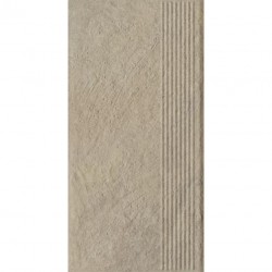 Сходинка пряма Paradyz Ceramika Eremite Crema Stopnica Prosta Struktura Mat 600x300