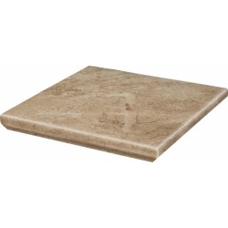 Сходинка кутова з капіносом Paradyz Mattone Pietra Ochra Kapinos Stopnica Narozna 330x330