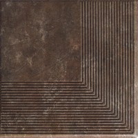 Сходинка Paradyz Ilario Brown Stopnica Narożna С 300X300