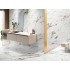 Плитка Porcelanite Dos 1219 Calacatta Gold Relieve Geo 400x1200x9