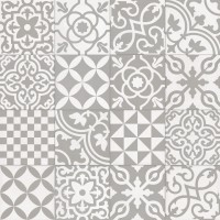 Плитка Ragno R7GY Contrasti Grigio Decor Mix 200x200