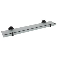 Поличка скляна Aquarodos Gloria Black 8127