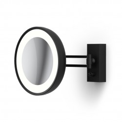 Дзеркало косметичне Decor Walther BS 36 LED 7X, Black matt (0123860)