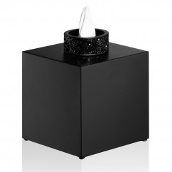 Контейнер для серветок Decor Walther ROCKS KB, Shwarz matt/Black matt (0934460)