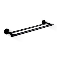 Тримач для рушників Decor Walther BA HTD65 BASIC 65 см подвійний, black matt (0531760)