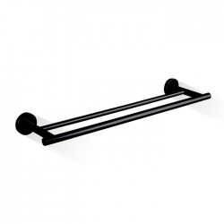 Тримач для рушників Decor Walther BA HTD65 BASIC 65 см подвійний, black matt (0531760)