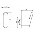 Гачок для рушників Langberger Slim,Elegance 2133031A