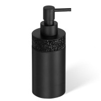 Дозатор рідкого мила Decor Walther ROCKS SSP 17.5x7.5x6.5 cm, Sсhwarz matt/Black matt (0933660)
