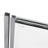 Душові двері в нішу Qtap Taurus CRM209-1.C6 90-100x185 см, скло Clear 6 мм, покриття CalcLess