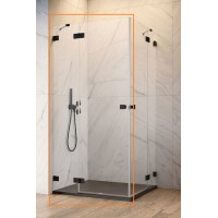 Душова кабіна Radaway Essenza Pro Black 10096090-54-01L 90 см. L (половина)