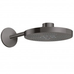 Верхній душ AXOR One 280 2jet з тримачем, Brushed Black Chrome (48492340)