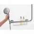 Душова штанга Hansgrohe Unica Comfort 110 см, хром (26404400)