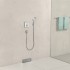 Шлангове з'єднання для душа Hansgrohe FixFit Square, шліфований чорний хром (26455340)