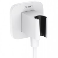 Шлангове підключення Hansgrohe FixFit Porter Q з тримачем, Matt White (26887700)