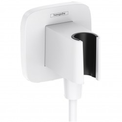 Шлангове підключення Hansgrohe FixFit Porter Q з тримачем, Matt White (26887700)