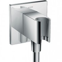 Шлангове з'єднання AXOR Fixfit Porter Square з кронштейном, хром (36734000)