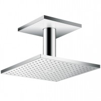 Верхній душ AXOR Showersolutions 240х240 2jet держатель зі стелі, хром (35312000)