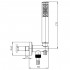 Душовий набір Bossini Zen C12001C00094004 Satined Nickel