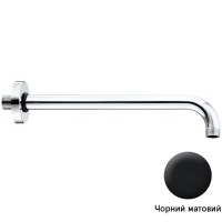 Bossini H19000H00073003 Кронштейн для душу, 350 мм., чорний матовий