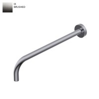 Тримач верхнього душу Ritmonio L=350mm, горизонтальний, круглий, Brushed (Q0BA6068IX)