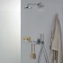 Тримач верхнього душу Ritmonio L=350mm, горизонтальний, круглий, Brushed (Q0BA6068IX)