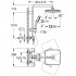 Душова система Grohe Tempesta 26689001 250 мм.