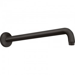 Кронштейн для верхнього душу Hansgrohe 389 мм, чорний матовий (27413670)