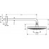 Верхній душ HANSGROHE Raindance Select S 26466000 (240 мм) 2jet