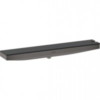 Шлангове підключення Hansgrohe Porter 500 Rainfinity з поличкою R, Brushed Black Chrome (26858340)