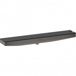 Шлангове підключення Hansgrohe Porter 500 Rainfinity з поличкою R, Brushed Black Chrome (26858340)