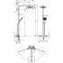 Душова система HANSGROHE Raindance Select S 27129000 (240 мм) 2jet