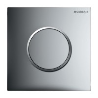 Кнопка для пісуару Geberit Sigma 10, світлий хром/матовий, хром/світлий хром (116.015.KH.1)