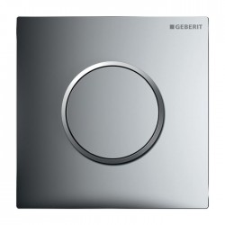 Кнопка для пісуару Geberit Sigma 10, світлий хром/матовий, хром/світлий хром (116.015.KH.1)