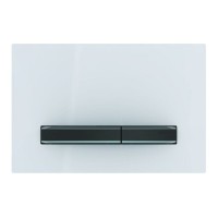 Кнопка змиву Geberit Sigma50, бiлий/чорний хром (115.671.11.2)