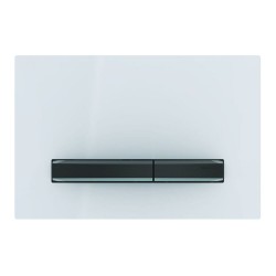 Кнопка змиву Geberit Sigma50, бiлий/чорний хром (115.671.11.2)