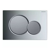 Клавіша змиву Geberit Sigma01, хром глянсовий/хром матовий (115.770.KA.5)