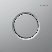 Система пневматичного керування змивом пісуару Geberit, змивна клавіша типу01: матовий хром (116.011.JQ.5)