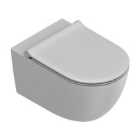 Підвісний унітаз з кришкою Catalano Sfera 55x35, Cemento Satinato (0511550023_0551200023)