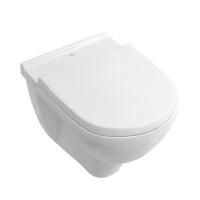 Унітаз підвісний Villeroy & Boch O.Novo Directflush без обідка з кришкою Soft Closing (5660HR01)