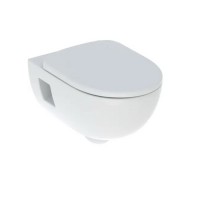 Geberit Selnova 501.750.00.1 Унітаз підвісний Rimfree, з сидінням з кришкою 53 см.