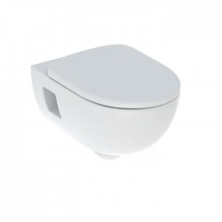 Geberit Selnova 501.750.00.1 Унітаз підвісний Rimfree, з сидінням з кришкою 53 см.