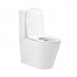 Унітаз-компакт Qtap Scorpio безобідковий з сидінням Soft-close QT14226002W