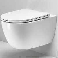 Simas Trevi TR18/F85 /TR004 Унітаз підвісний + Кришка, білий
