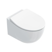 Підвісний унітаз з кришкою Catalano Italy 52x37 newflush, безобідковий, білий (0711520001_0751100001)