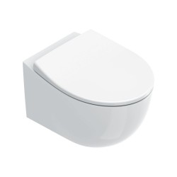 Підвісний унітаз з кришкою Catalano Italy 52x37 newflush, безобідковий, білий (0711520001_0751100001)