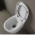 Унітаз підвісний з кришкою Nic Design Milk 34,5 x 52 x 28,5h, білий (003482001/005528001)