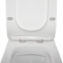 Унітаз-компакт Qtap Crow безобідковий з сідінням Soft-close QT05222170W